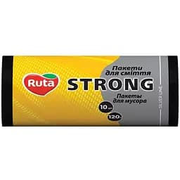 Пакеты для мусора Ruta, 120 л, 10 шт., черные