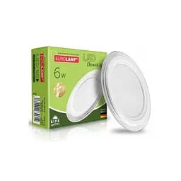 Світильник Eurolamp LED Glass Downlight 6W 500Lm 4000K (LED-DLR-6/4(glass)) - мініатюра 2