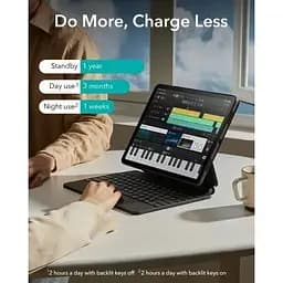 Чохол-клавіатура ESR Rebound Magnetic Keyboard Case 360 ​​US Layout-Black для iPad Pro 11" (2024) (6B0220101) - мініатюра 8