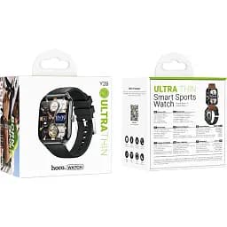Смарт-годинник Hoco Y28 Amoled Smart Sports Watch (call version) Silver - мініатюра 8