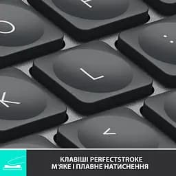 Клавіатура Logitech MX Keys Mini Wireless Graphite (920-010498) - мініатюра 2