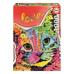Пазл Educa Tilt Cat Love Дін Руссо, 1000 елементів (19257)