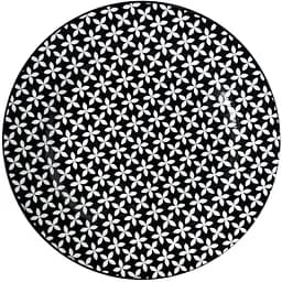 Тарілка S&T Калімат 21.25 см чорно-біла з візерунком (050-45-02)