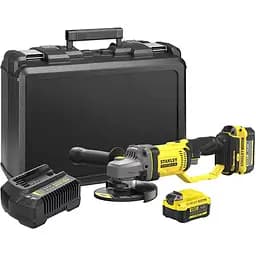 Шліфмашина кутова акумуляторна Stanley FatMax Li-Ion 18В 8500 об/хв (SFMCG400M2K-QW) - мініатюра 4