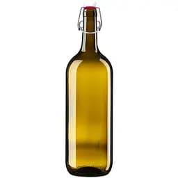 Бутылка для вина Mazhura Burgundi Bordolesa с бугельной пробкой 1.5 л S зеленая (mz727754)