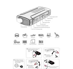 Пускозарядний пристрій 4smarts Jump Starter Power Bank Ignition 13800mAh - мініатюра 4