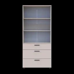 Шафа для одягу Doros Торн Кашемір 2 ДСП/3Ш (полиці) 90х51.6х200 (44900450) - мініатюра 8