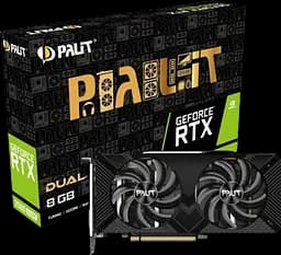 Відеокарта GeForce RTX 2060 Super 8GB Palit Dual (NE6206S018P2-1160A-1) Б/В