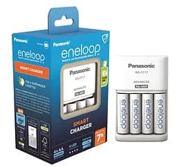Зарядний пристрій Panasonic K-KJ17MCD40E Advanced Charger+ Акумулятор Eneloop NI-MH AA 2000 мАг 4 шт.