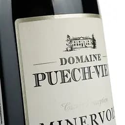 Вино Domaine Puech-Viel Rouge AOP Minervois червоне сухе 0.75 л - мініатюра 5
