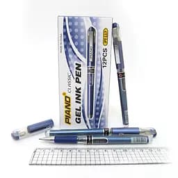 Ручка гелевая Piano, синяя, 117PT_BL