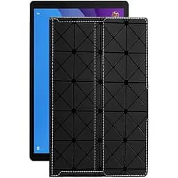 Чехол StatusCASE из экокожи для планшета Lenovo Tab M10 HD TB-X306 (2 Gen) Черный ромб