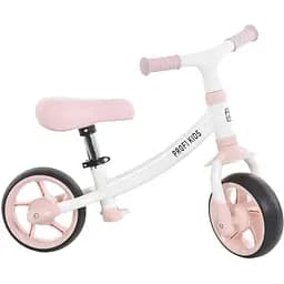 Беговел MBB 1040 Pink, бело-розовый, стальная рама, EVA-колеса 10, для детей 2-5 лет