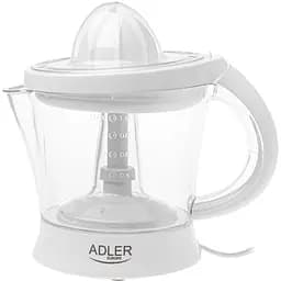Соковитискач Adler AD 4014 white для цитрусових/ 60Вт/ 1л/ білий - мініатюра 2