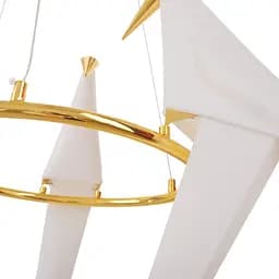 Люстра підвісна Brille в спальню LED 18W WW G (BR-01 674S/3) - мініатюра 2