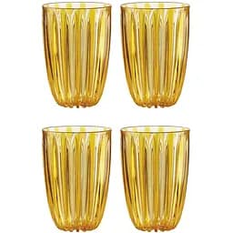 Набір склянок Guzzini Dolcevita 470 мл бурштин 4 шт. (123900151)