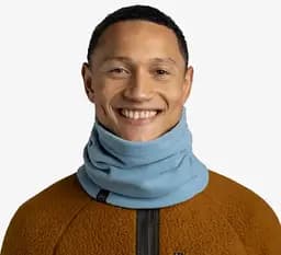 Шарф-труба Buff Polar Neckwarmer Solid, Lake Blue Блакитний - мініатюра 2