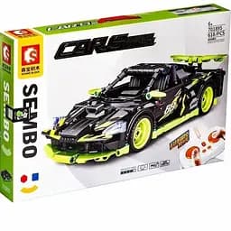 Радіокерований конструктор Sembo Block Chevrolet Corvette C7 Z06, 618 деталей (701895)