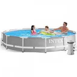 Басейн каркасний круглий Intex 26712, 366х76 см, 6503 л, фільтр-насос - мініатюра 3