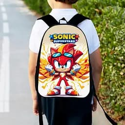 Рюкзак дитячий Супер Сонік "Super Sonic" 34х27см, міський ранець для хлопчика з принтом (00559)