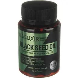 Дієтична добавка Elixir Black Seed Oil 500 мг 60 капсул