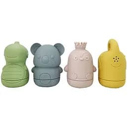 Набор силиконовых игрушек для купания Mega Zayka 4 шт. MGZ-0925