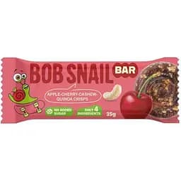 Фруктово-ягодно-ореховый батончик Bob Snail Яблоко-Вишня-Кешью-Криспы Киноа 35 г