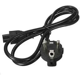 Кабель живлення ATcom CEE 7/7 євровилка IEC C5 мікі маус 3 піна 1.8 м 10119