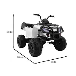 Квадроцикл Ramiz XL ATV 12 В,червоний (PA.BDM0909.CR) - мініатюра 2
