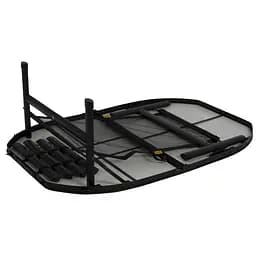 Стіл Bo-Camp Northgate Oval 120x80 cm Black/Grey (1404187) - мініатюра 5