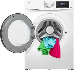 Пральна машина TCL з фронтальним завантаженням FF0914WD0, 9кг, 1400 об/хв, A+++, інверторний двигун, 56 см, дисплей, білий (FF0914WD0) - мініатюра 3