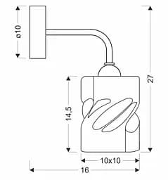 Бра Candellux 21-00163 Felis - мініатюра 6