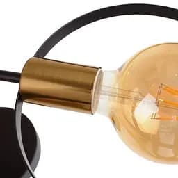 Люстра Brille лофт стельова в спальню Е27 60W BK (BL-789S/5) - мініатюра 3