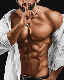 Набір для розпису по номерах Твоя таємниця, 40x50 см, КНО8397