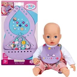 Нагрудник для ляльки Baby Born серії Pinplay Стильне годування (837221)