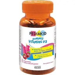 Медвежонки Pediakid Gommes Vitamine D3, 60 жевательных мармеладок
