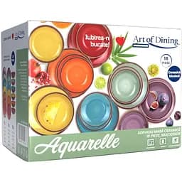 Уценка. Сервиз Heinner Aquarelle 18 предметов (HR-WDF-18A)