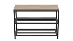 Банкетка універсальна Ferrum-decor Слайм 45x63x26 чорний ДСП Дуб Сан-Марино 16мм (FRD-104071) - мініатюра 5