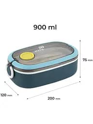 Ланчбокс KITE 900 мл синій (K25-1180-2) - мініатюра 2