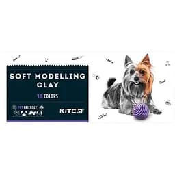 Пластилин восковой Kite Dogs 18 цветов 360 г (K22-085)
