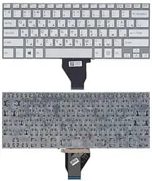 Клавіатура для ноутбука Sony Vaio (FIT 14E) Silver, (No Frame) - мініатюра 3