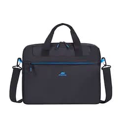 Сумка для ноутбука 14" Rivacase Regent Black поліестер 370x280x45 мм (8027) - мініатюра 2