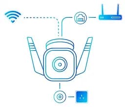 IP-Камера Tapo C310 3MP N300 1xFE microSD зовнішня TP-Link teh0015967 - мініатюра 5