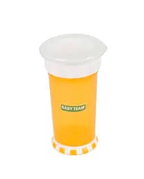 Поильник-непроливайка Baby Team, 350 мл, оранжевый (5030)