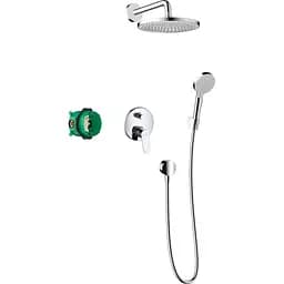 Душова система прихованого монтажу Hansgrohe Crometta S 240 1jet Focus Chrome 27958000, Хром