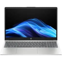 Ноутбук HP 15-fd2020ru 15.6" FHD IPS AG Intel U7-255U 16GB F512GB UMA DOS серебристый