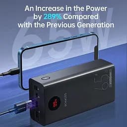 Акумулятор портативний зовнішній Romoss 40000mAh PEA40 Pro PD 65W (PEA40-282-2183H) - мініатюра 4