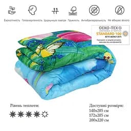 Ковдра Руно силіконова тюльпан 200х220 см (322.52СЛБ_Тюльпан) - мініатюра 2