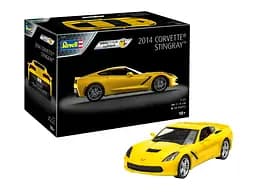 Конструктор Revell 1/24 автомобиль 2014 Corvette Stingray Easy Click желтый 07825