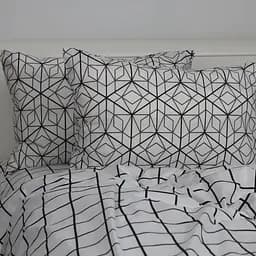 Комплект наволочок ТЕП Quadro Stars скрутка сірий 70 x 70 см (2-04245_32288)